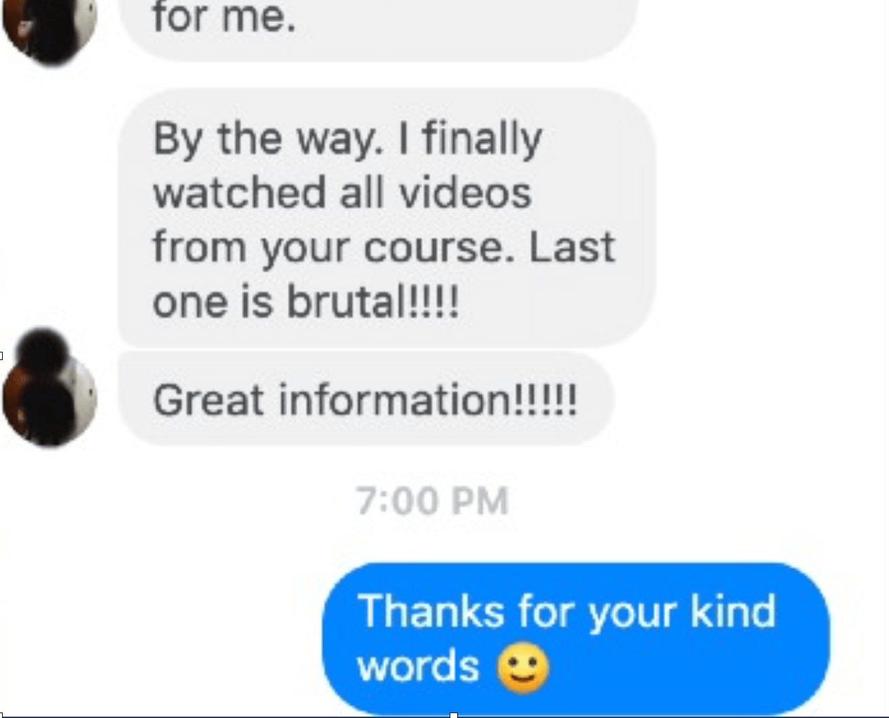 Message from Rafa about watching all of the course videos